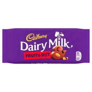 Dairy Milk Fruit & Nut Bar